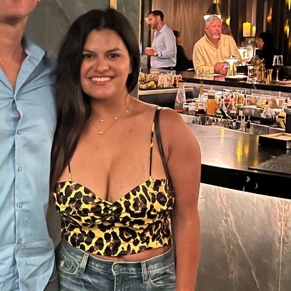 Yellow Crop Spaghetti Top